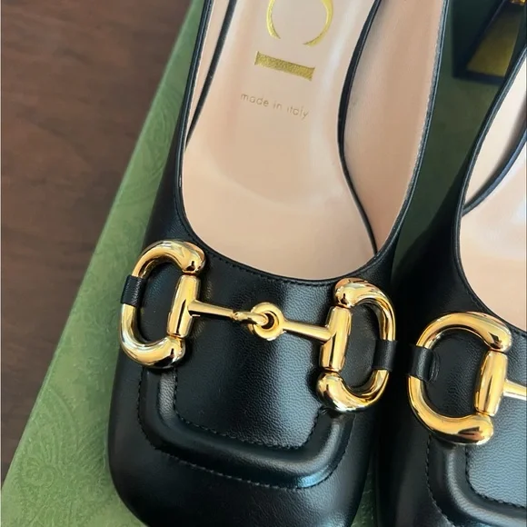 Gucci Horsebit Block Heel Pump - Picture 2 of 7